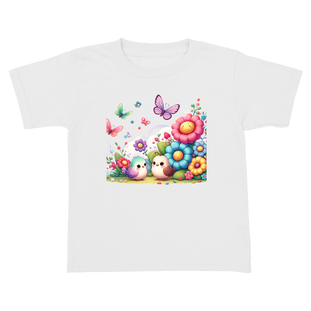 Toddler tee with nature-inspired design