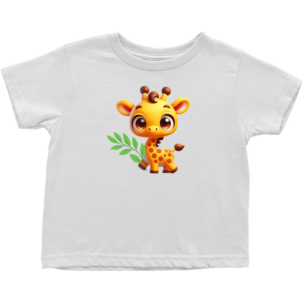 Toddler t-shirt with giraffe graphic