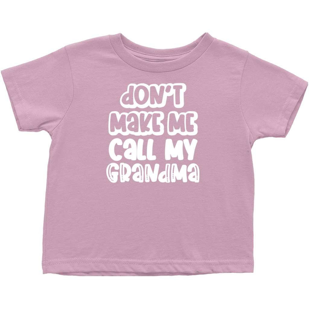 Toddler t-shirt with grandma quote in pink