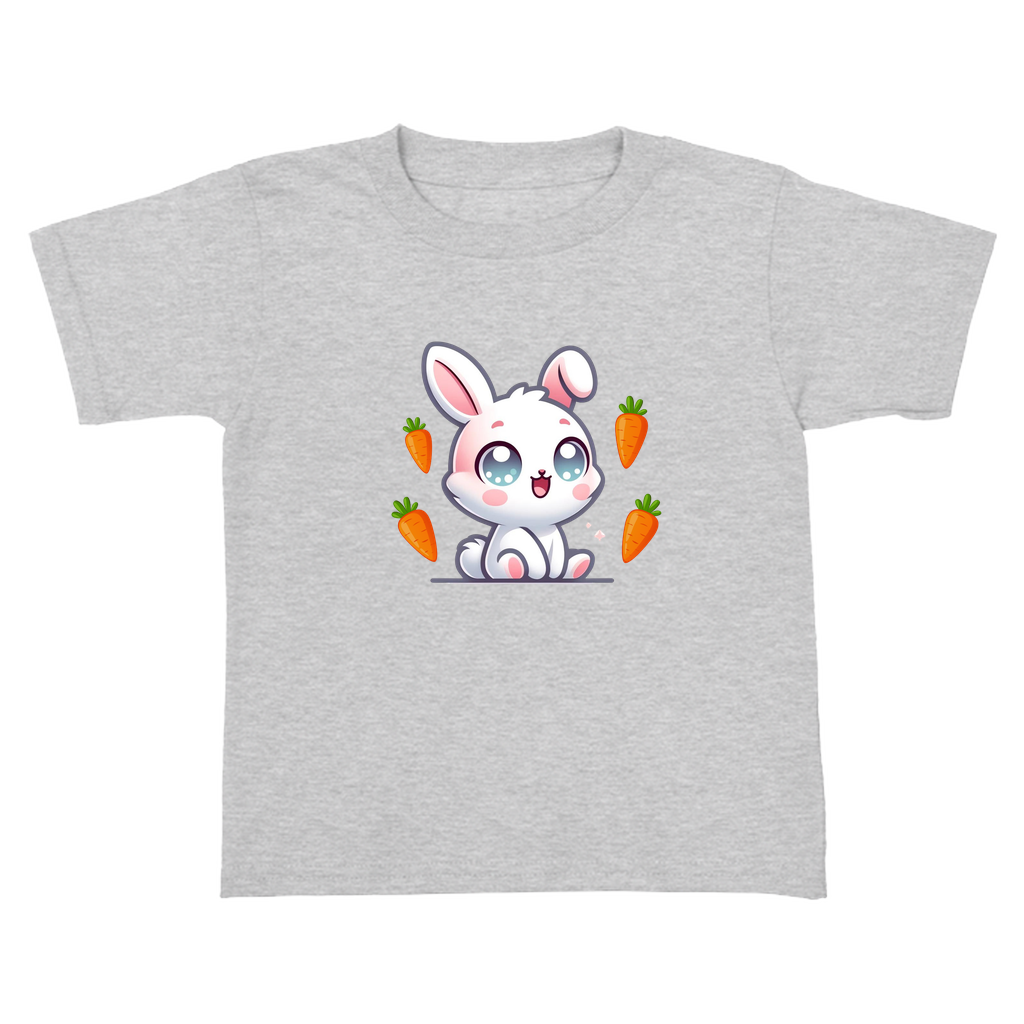 Grey toddler t-shirt with rabbit