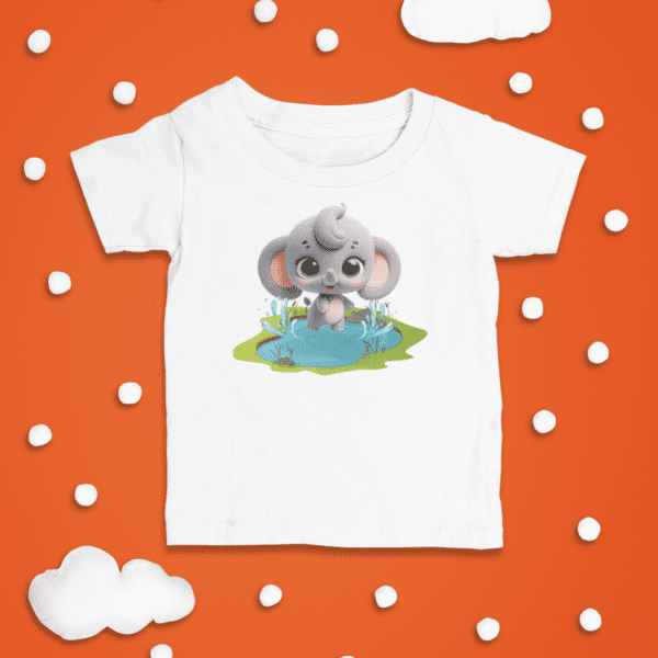 Elephant design tee shirts for toodlers