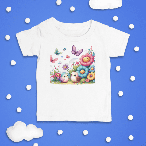 Toddler tee with nature-inspired design